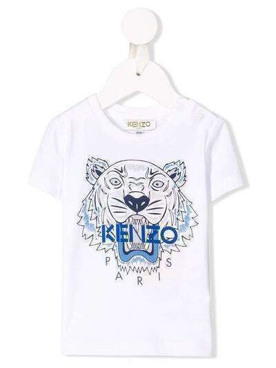 Kenzo Kids футболка с принтом KP10748BB01P