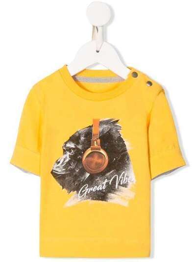 Lapin House Great Vibes gorilla print T-shirt 201E2272