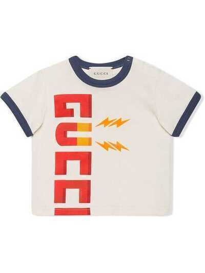 Gucci Kids футболка с принтом 575689XJBB1