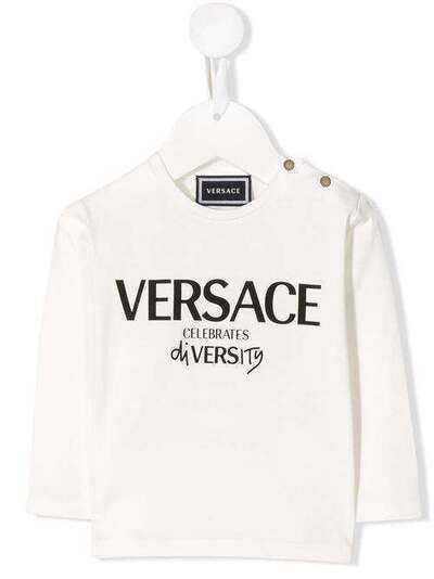 Young Versace топ с длинными рукавами и логотипом YB000072YA00205YA002