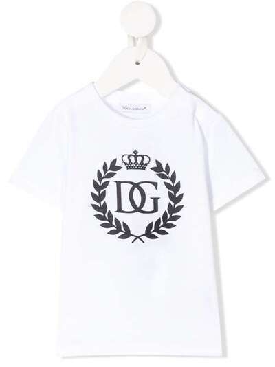 Dolce & Gabbana Kids футболка с логотипом L1JT7WG7WOK