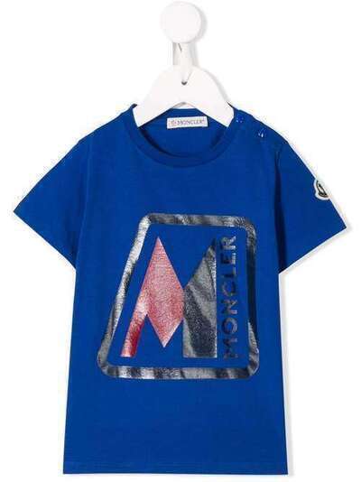 Moncler Kids футболка с логотипом 8C700208790A