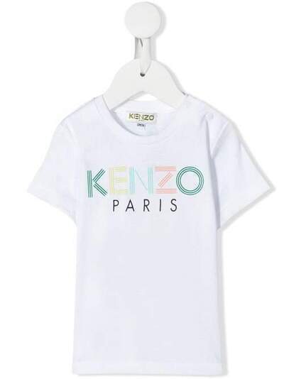 Kenzo Kids футболка с логотипом KQ10617