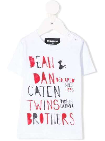 Dsquared2 Kids футболка с принтом Twin Brothers DQ042QD00A8