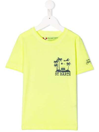 Mc2 Saint Barth Kids футболка с логотипом BARTCAR94
