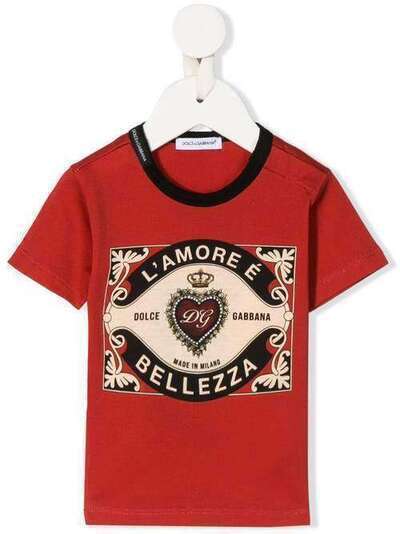 Dolce & Gabbana Kids футболка с графичным принтом L1JT6SG7VLO