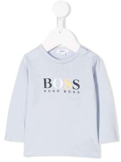 Boss Kids топ с логотипом J95279V11