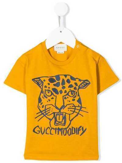 Gucci Kids футболка с принтом Gucci Moodify 576871XJBB0
