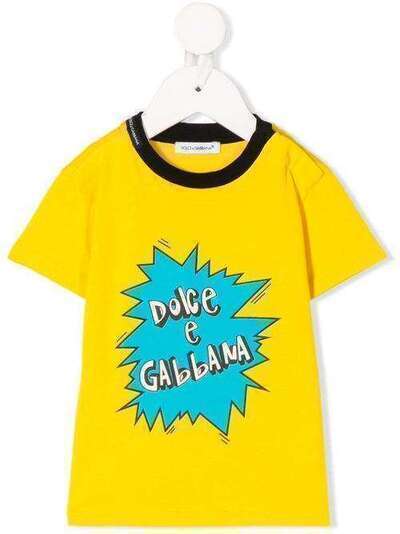 Dolce & Gabbana Kids футболка с логотипом L1JT8EG7VOM