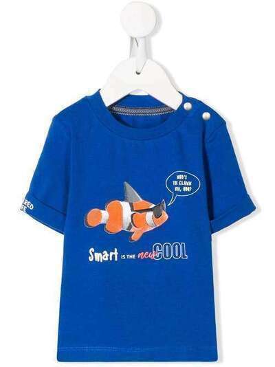 Lapin House clownfish print turn-up cuff T-shirt 201E2244
