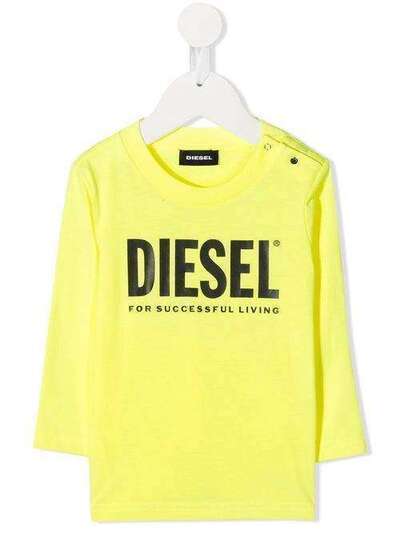 Diesel Kids футболка с длинными рукавами и логотипом 00K26K00YI9K218