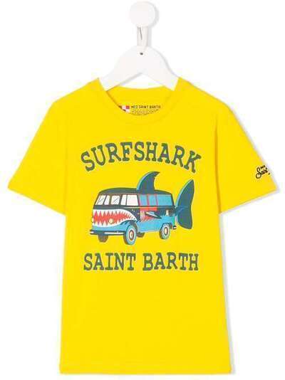 Mc2 Saint Barth Kids футболка с графичным принтом SRSH91K