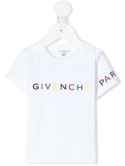 Givenchy Kids футболка из джерси с логотипом H0511910B