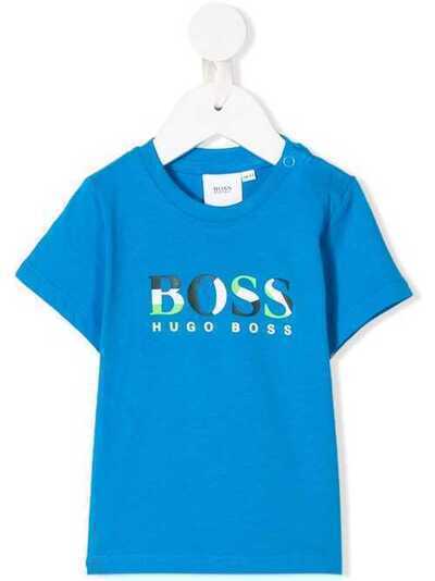 Boss Kids футболка с круглым вырезом и логотипом J05756760