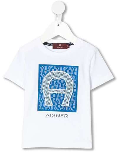 Aigner Kids logo-print T-shirt 55903762