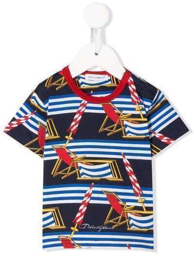 Dolce & Gabbana Kids футболка с принтом L1JT6SHS7AZHB53D