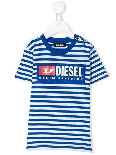 Diesel Kids полосатая футболка TVikb 00K246KYAQQ