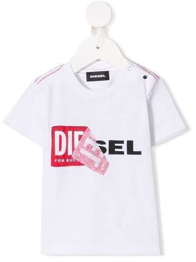 Diesel Kids футболка с нашивкой-логотипом 00K1YH00YI9