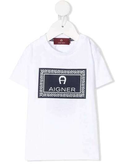 Aigner Kids logo patch T-shirt 55901