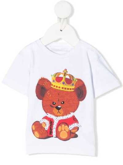 Philipp Plein футболка с логотипом Teddy Bear S20CATK0054PJY002N