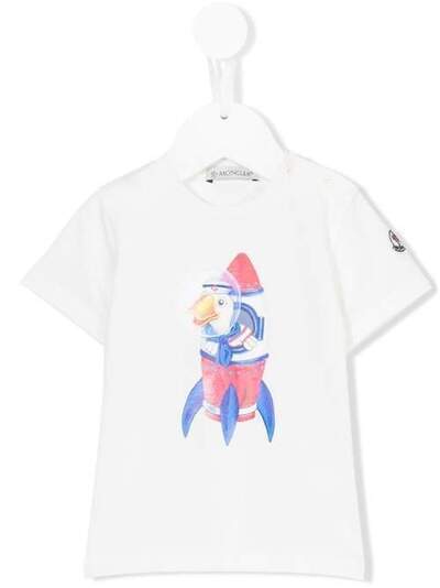 Moncler Kids футболка 'Rocket' 80156508790A