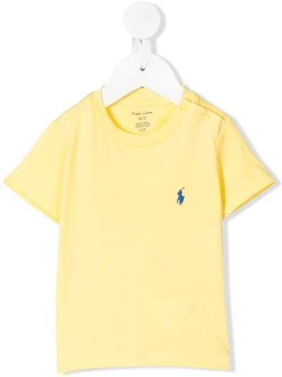 Ralph Lauren Kids футболка с вышитым логотипом 320703638