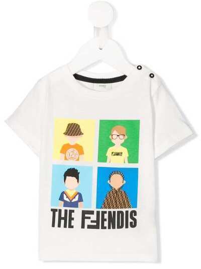 Fendi Kids футболка The FFendis BMI2017AJ