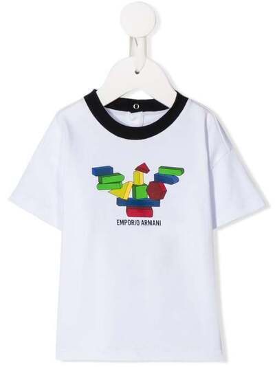Emporio Armani Kids футболка с короткими рукавами и логотипом 3HHT013J21Z