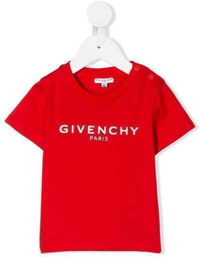 Givenchy Kids футболка с круглым вырезом H05116991
