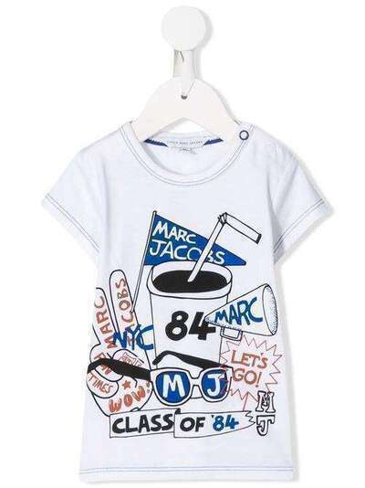 Little Marc Jacobs футболка с графичным принтом W0527710B