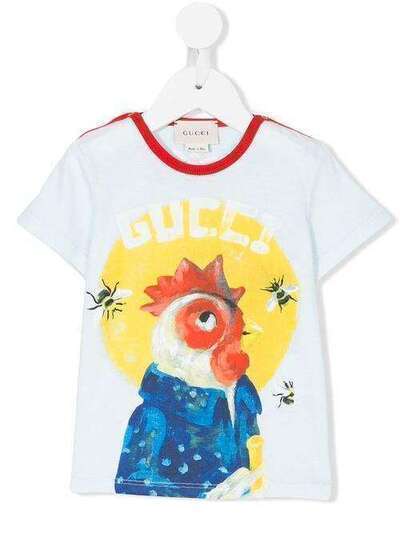Gucci Kids футболка с принтом 497839X3I75