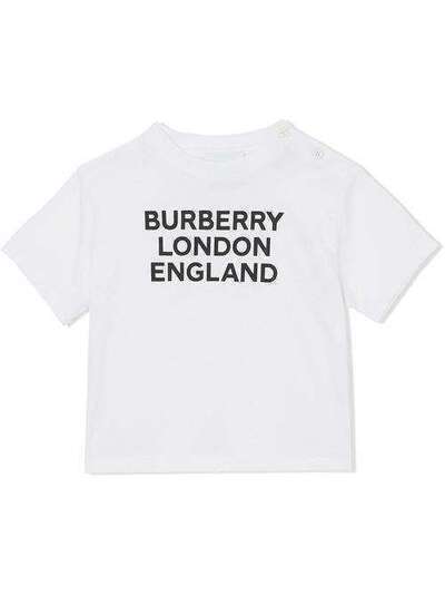 Burberry Kids футболка с логотипом 8028819