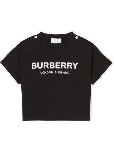 Burberry Kids футболка с логотипом 8023555