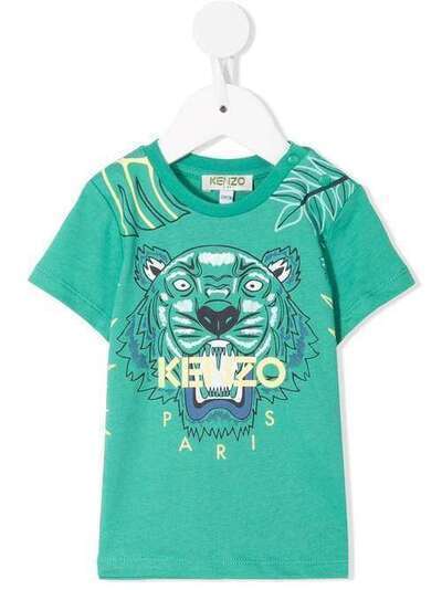 Kenzo Kids футболка с тигром KN10678BB54