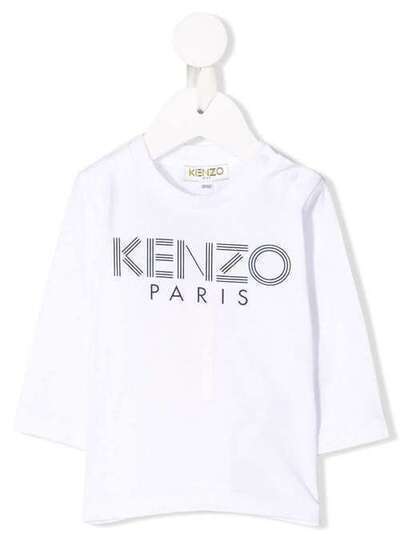 Kenzo Kids футболка с длинными рукавами и логотипом KP1057701