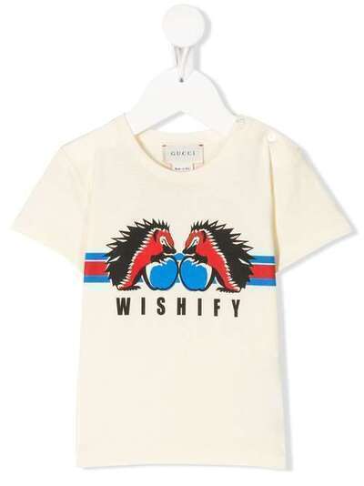 Gucci Kids футболка с принтом Wishify 548034XJB5G