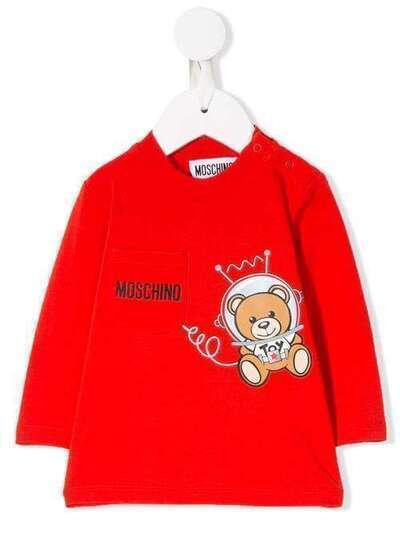 Moschino Kids топ Astronaut Teddy MUM023LBA12