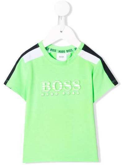 Boss Kids футболка с контрастным логотипом J05767730