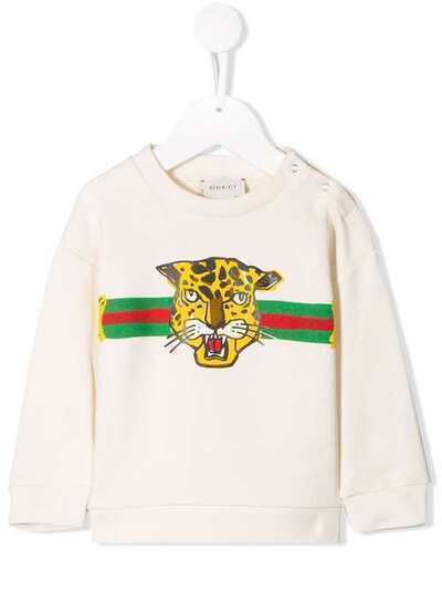 Gucci Kids футболка Tiger 557401XJBBW
