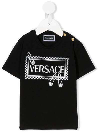 Young Versace футболка с логотипом YB000135YA00019