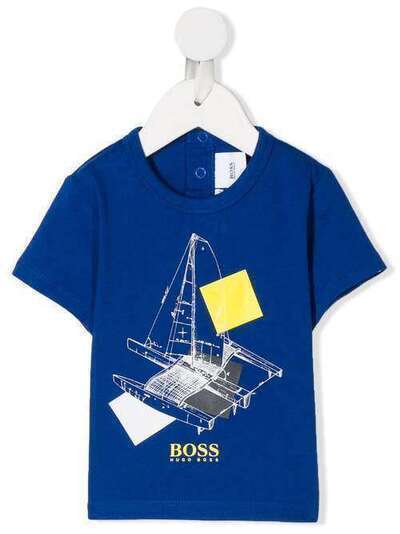 Boss Kids футболка с логотипом J05760829