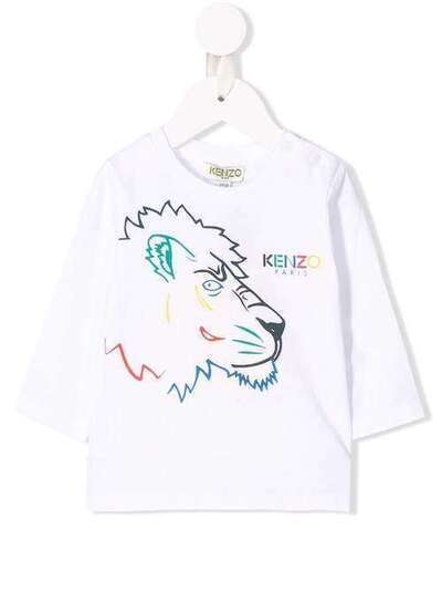 Kenzo Kids футболка с принтом KP1061701