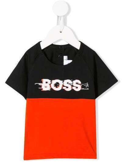 Boss Kids футболка с контрастным логотипом J05766M99