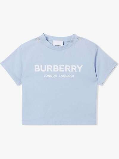 Burberry Kids футболка с логотипом 8022714