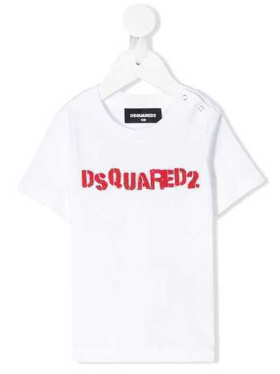 Dsquared2 Kids футболка с логотипом DQ042RD00XM