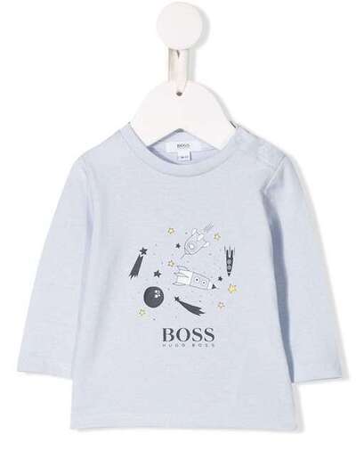 Boss Kids футболка с логотипом J95279771