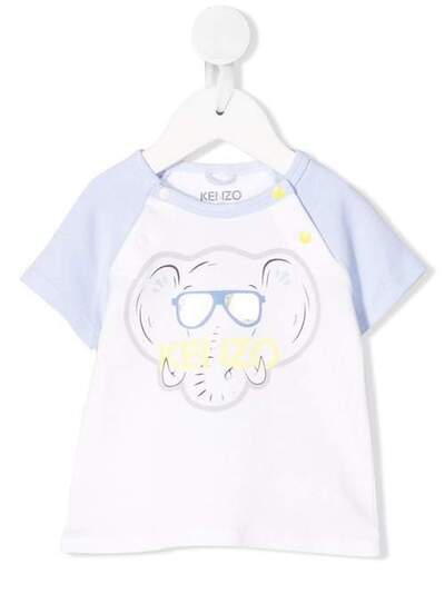 Kenzo Kids elephant print T-shirt KQ1050301
