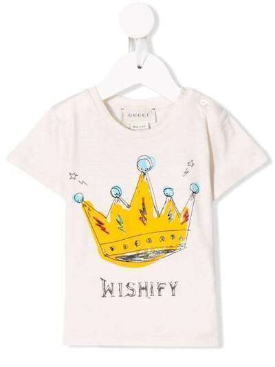 Gucci Kids футболка с принтом Wishify 548034XJAIL
