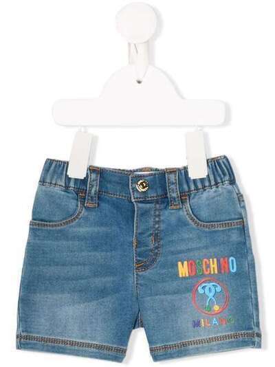 Moschino Kids шорты с логотипом MMQ001LDE03