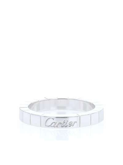 Cartier кольцо Lanière из белого золота